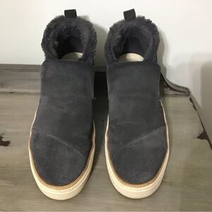 Toms Women's Navy Suede Ankle Booties